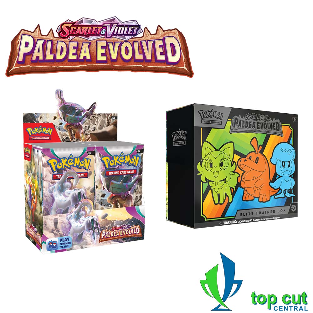 Pokémon: Scarlet and Violet - Paldea Evolved Booster Box + ETB Combo